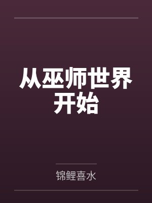 罗夏高天麟从巫师世界开始封面